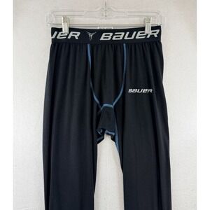 Bauer Compression Pants Hockey Fit Men's Size Small Black 29" Inseam EUC